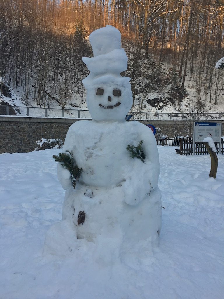 Schneemann Rabenauer Mühle